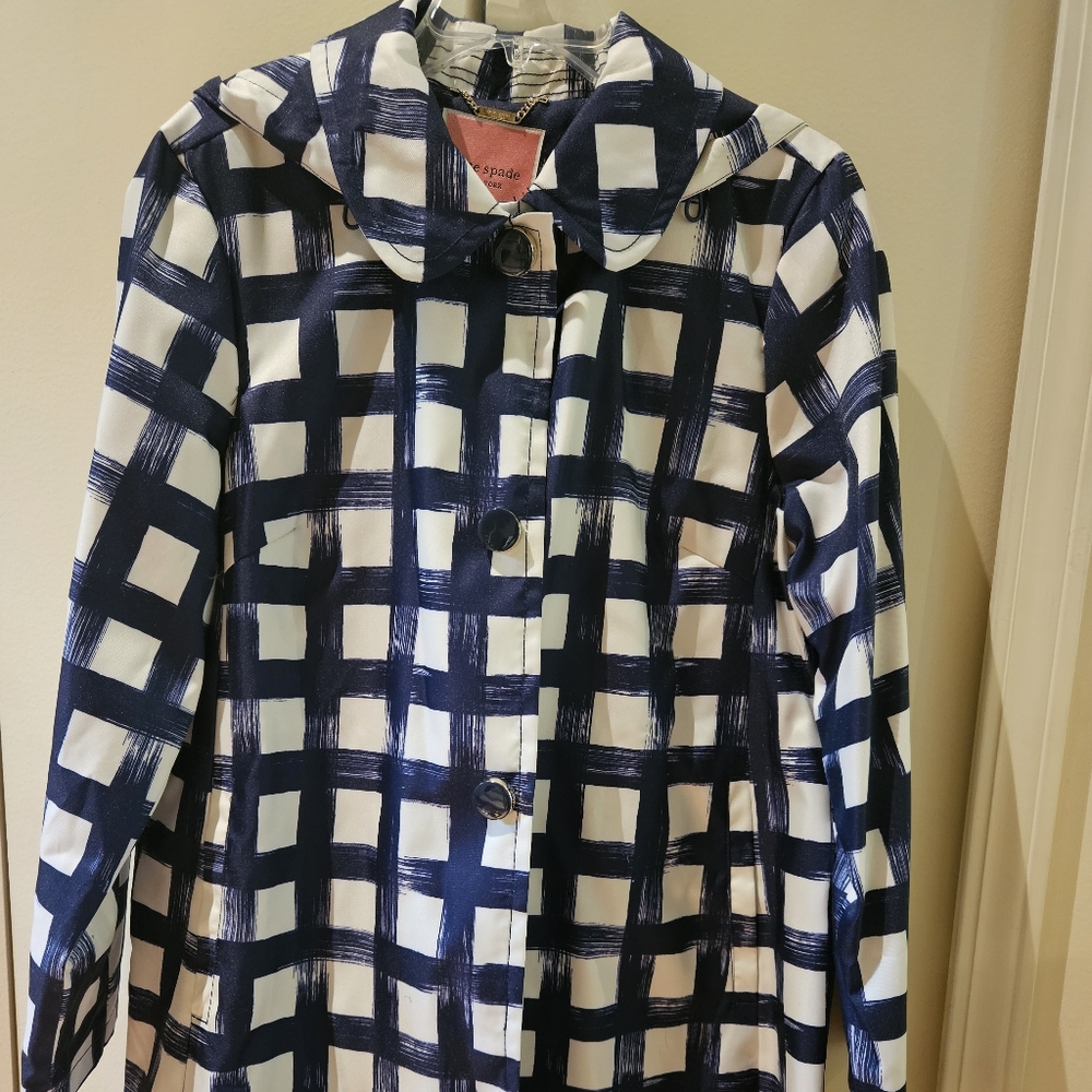 Women's Kate Spade Hooded Raincoat